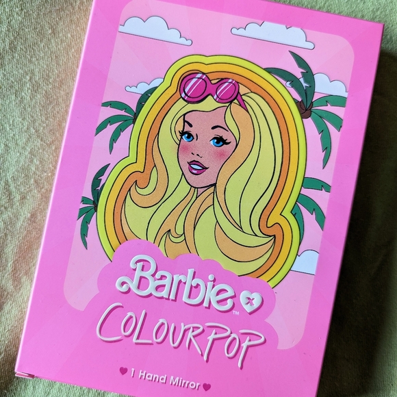 BNIB ColourPop x Barbie Hand Mirror - Picture 2 of 3